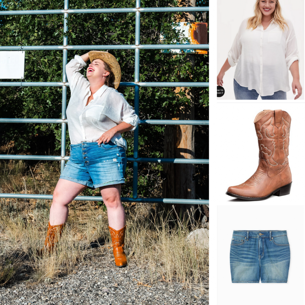 Plus Size Cowgirl Outfit 