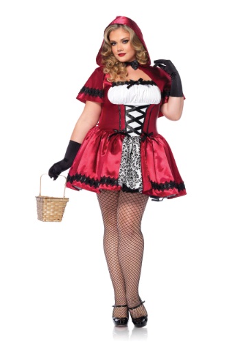  Plus Size Halloween Costume 6X | Gothic Red Riding Hood 