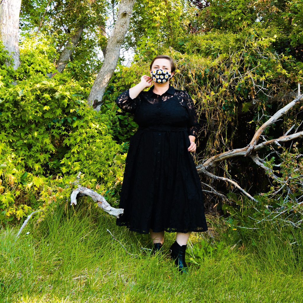 Plus size fall fashion black witch dress look book featuring Torrid