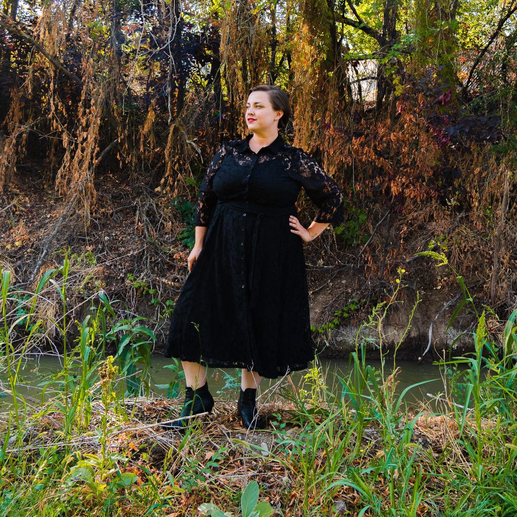 Plus size witch fashion photoshoot in Torrid - Alternative Curves