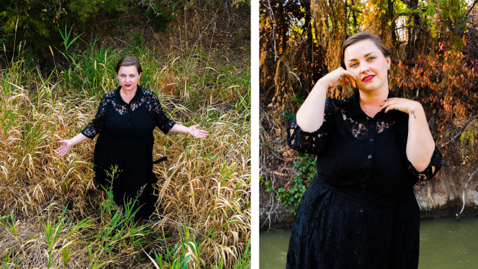 Plus size witchy fall editorial from The Huntswoman // Torrid Dress