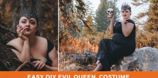 Easy DIY Evil Queen Halloween Costume