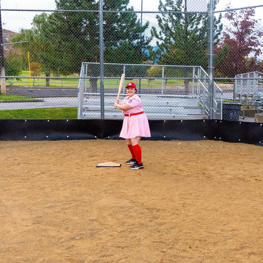 Ladies A League Of Their Own Rockford Peaches Plus Costume — Costume Super  Center