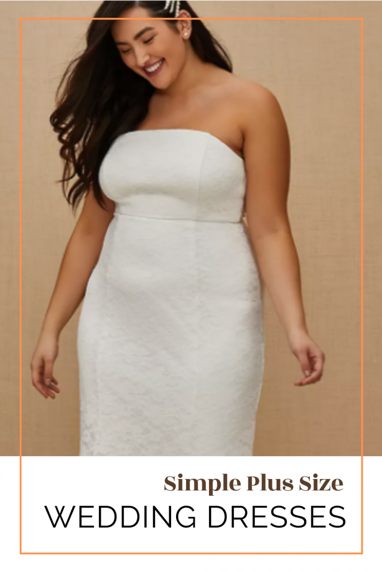 Simple Plus Size Wedding Dresses | Top 7 Picks! - The Huntswoman