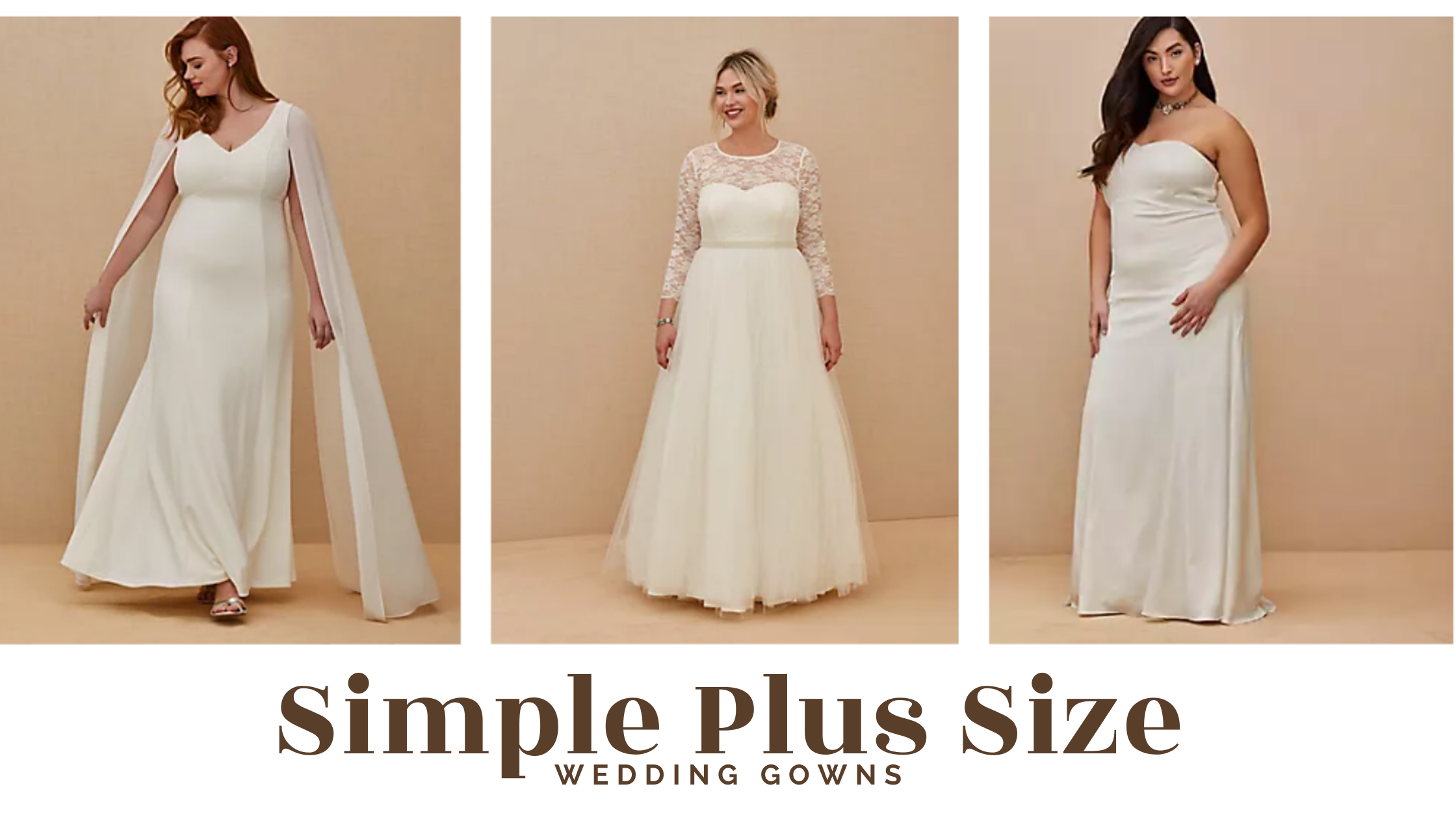 Simple Plus Size Wedding Dresses | Top ...