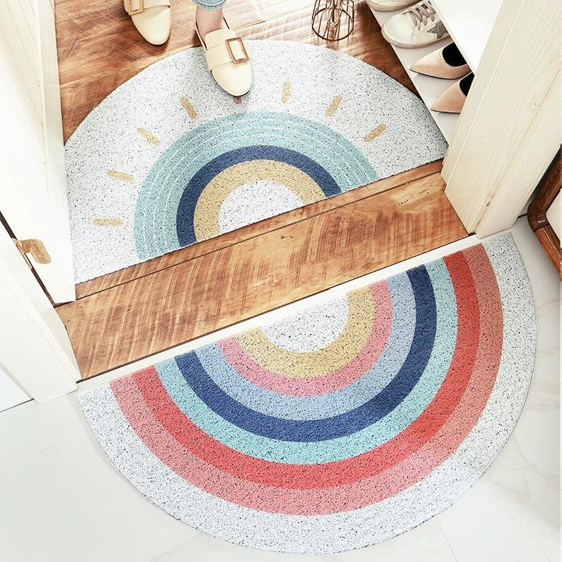 lgbt room decor rainbow rug