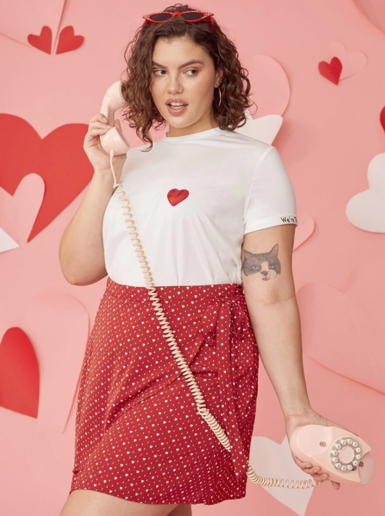 plus size valentine's day tshirt 2021