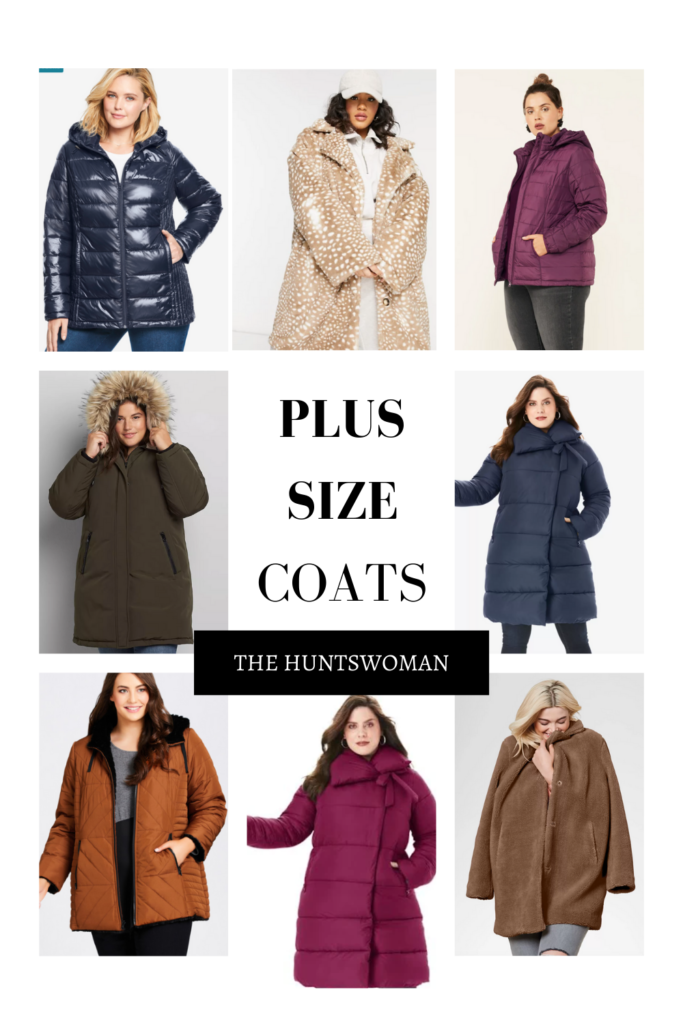 plus size winter coat options