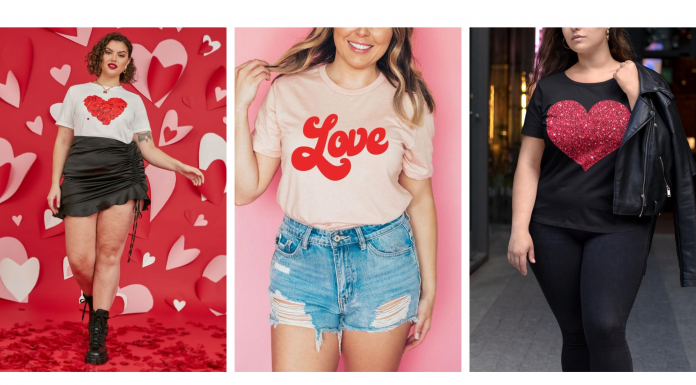 where to buy plus size valentine's day shirts