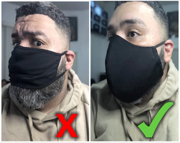 XL Fabric Face Masks for Men