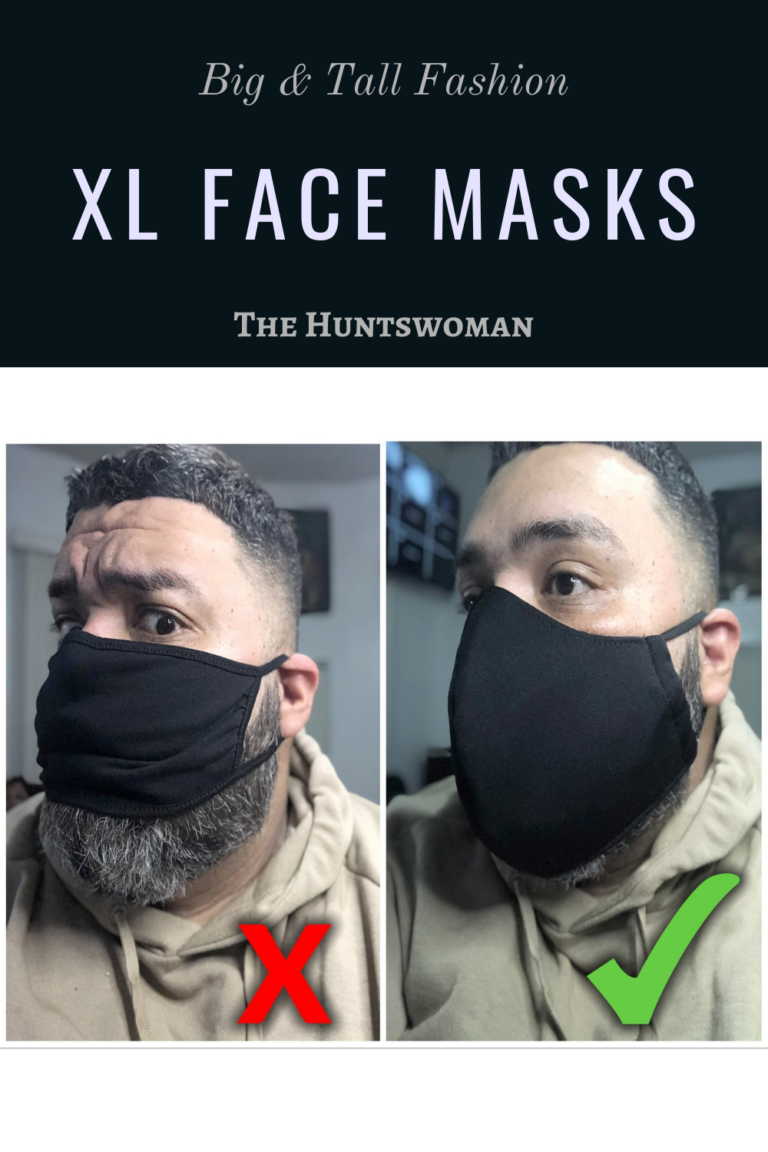 XL Men's Face Masks Big & Tall Fashion The Huntswoman