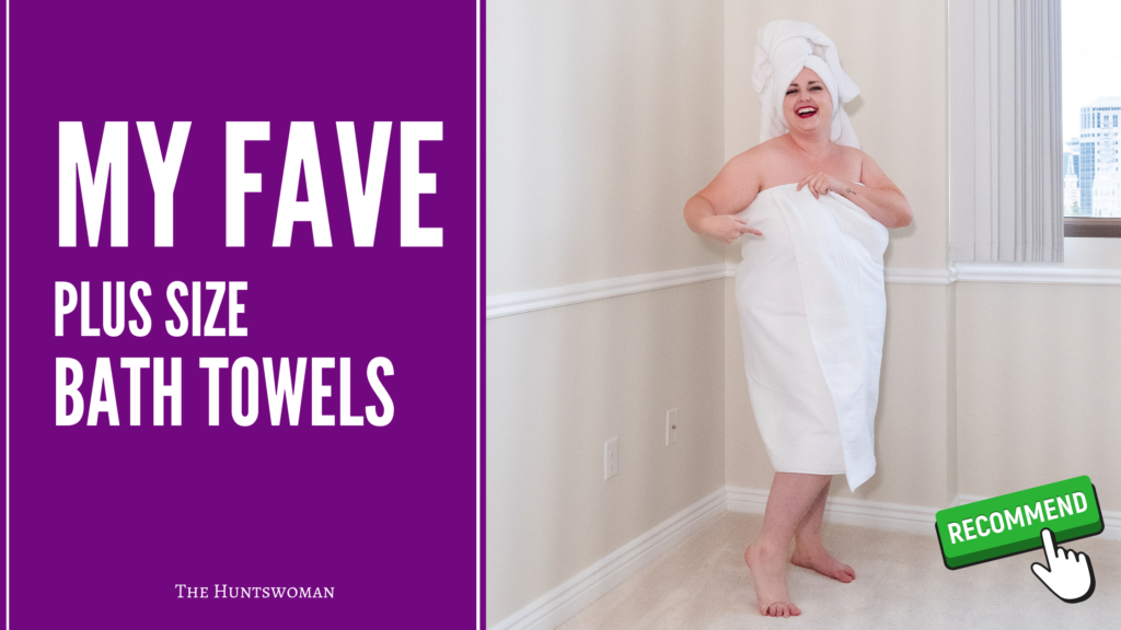 Plus size bath towels