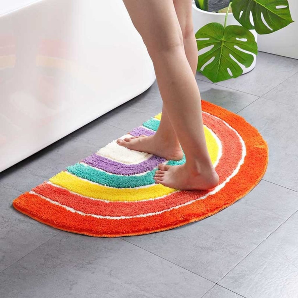 LGBT Home Decor - Rainbow Bathmat