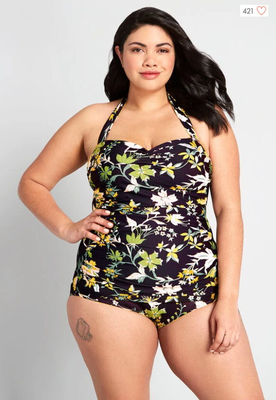 best bathing suit for large belly