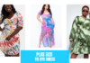 plus size tie dye dress