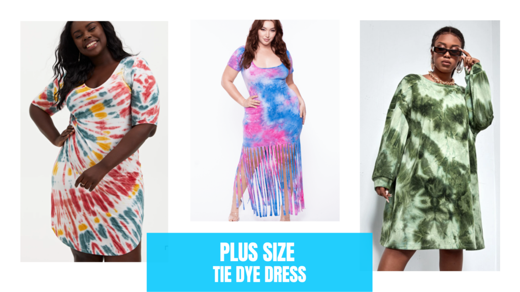 7+ Plus Size Tie Dye Dresses | Where to Get Cute Tie Dye Clothing - The ...