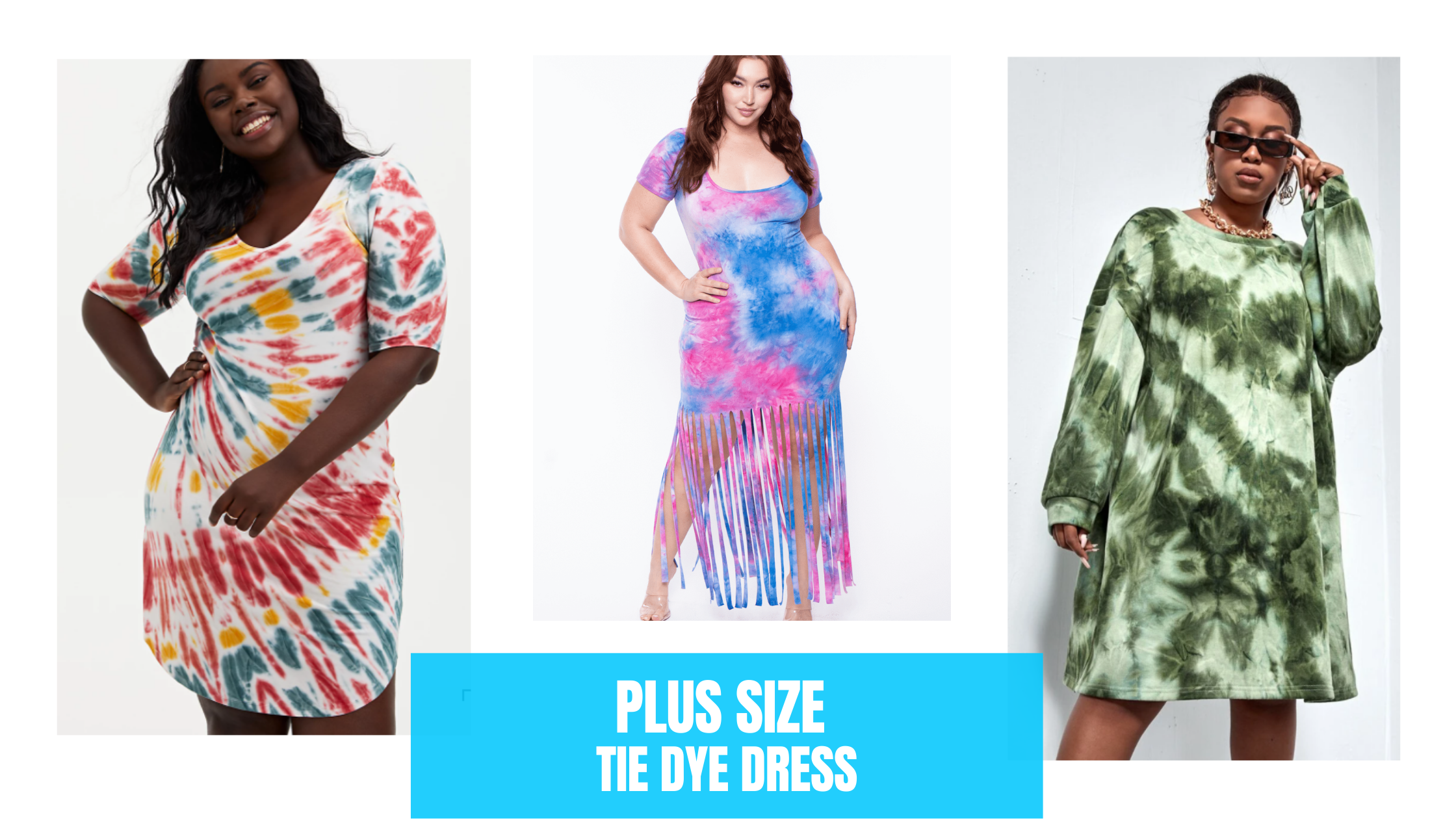 7+ Plus Tie Dye Dresses | Where to Get Cute Tie Clothing - Huntswoman