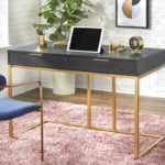 Black And Gold Glam Office Desk 150x150 