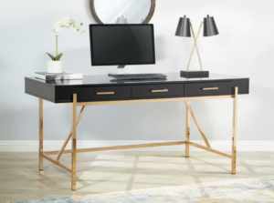 5 STUNNING Black and Gold Office Desks | 2021 Office Design - The ...