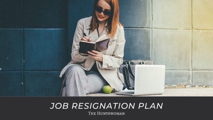 job resignation plan