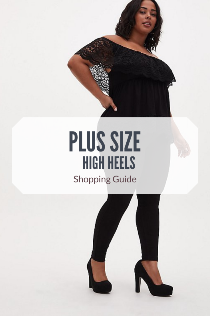 Plus size shoes clearance heels