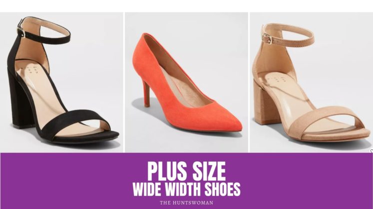 wide width heels for plus size