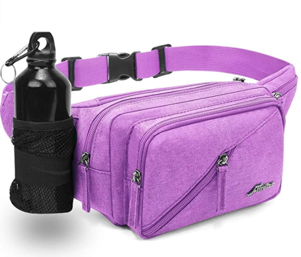 hiking Plus Size Fanny Pack in purple
