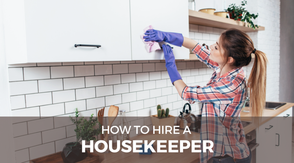 how to hire a housekeeper