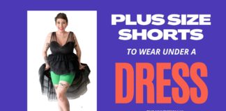 plus size shorts to wear under a dress