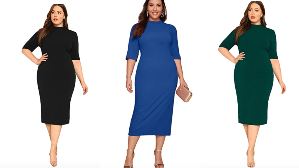 plus size business dress