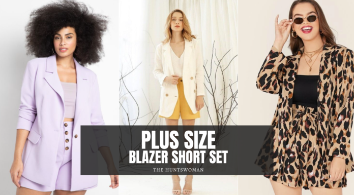 where to shop for plus size blazer set