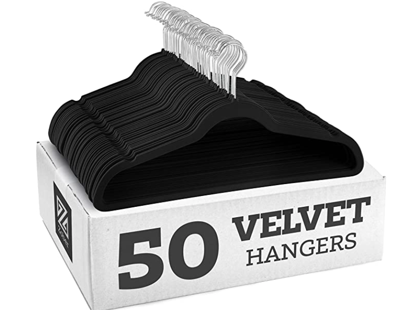 New Apartment Checklist: Black Velvet Hangers