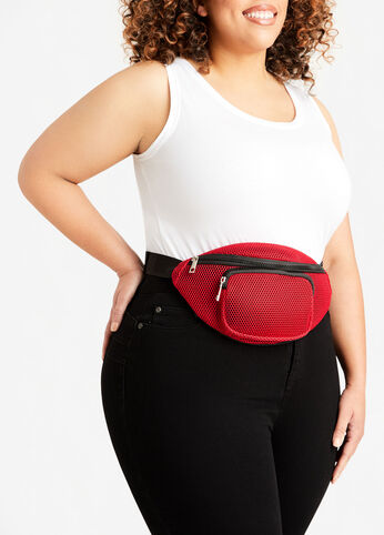 Plus size 2025 red fanny pack