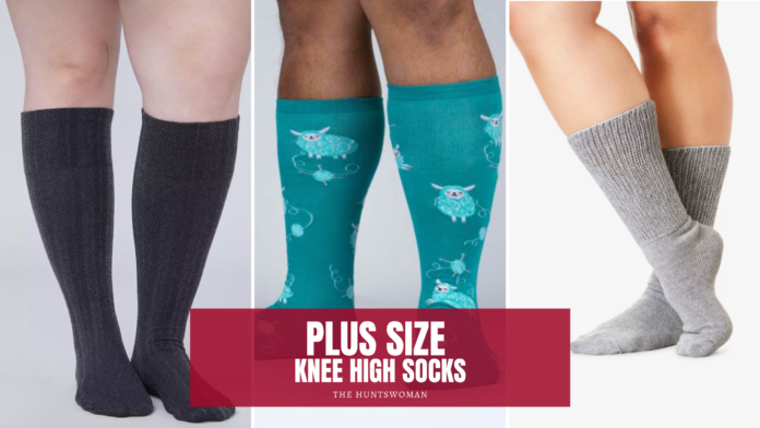 plus size knee high socks