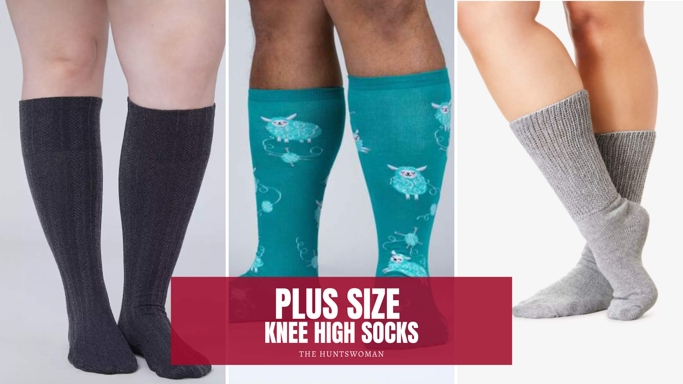 Plus Size Knee High Socks - 4+ Brands to Shop - The Huntswoman