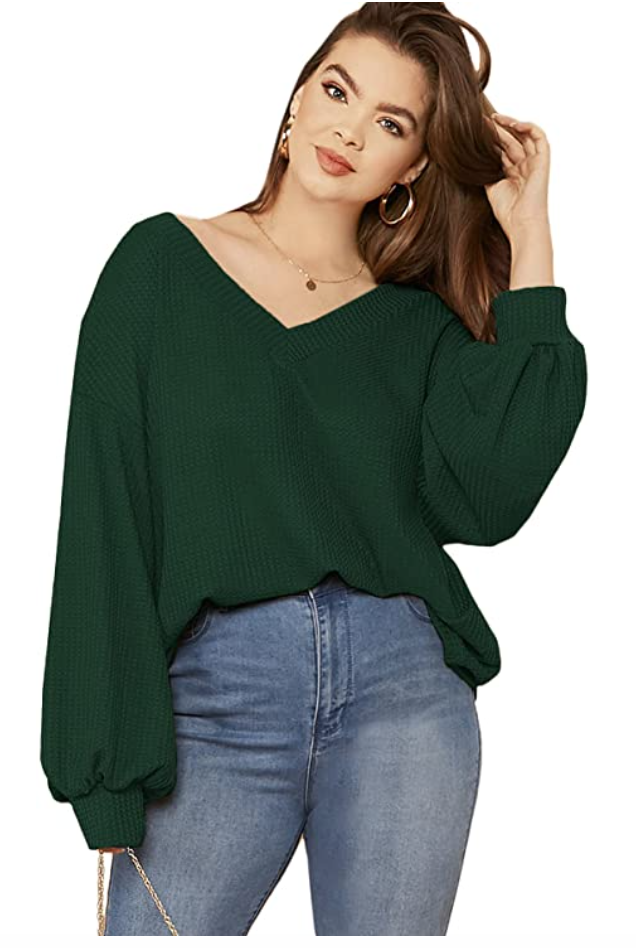 plus size fall fashion outfit from amazon