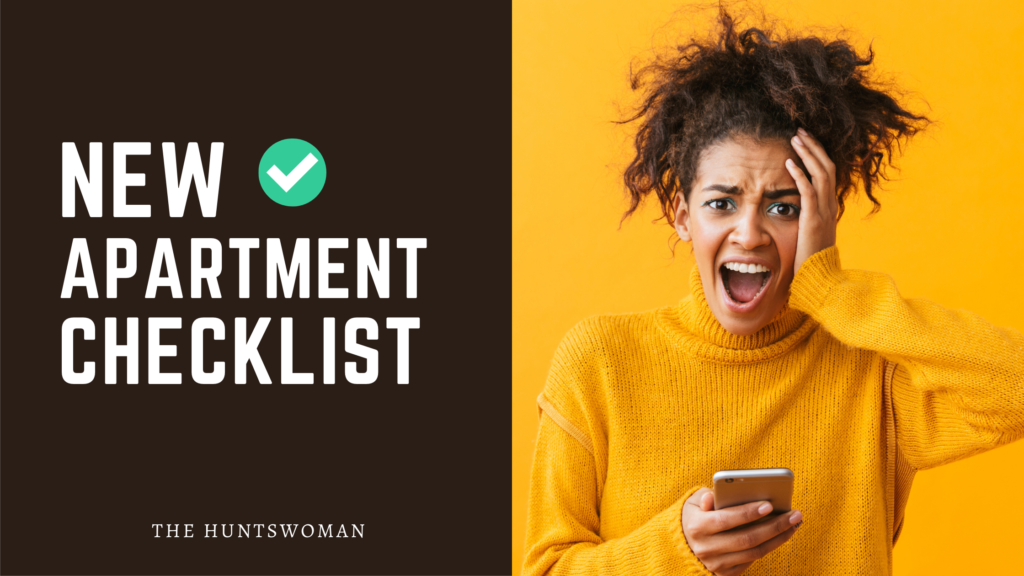 new apartment checklist
