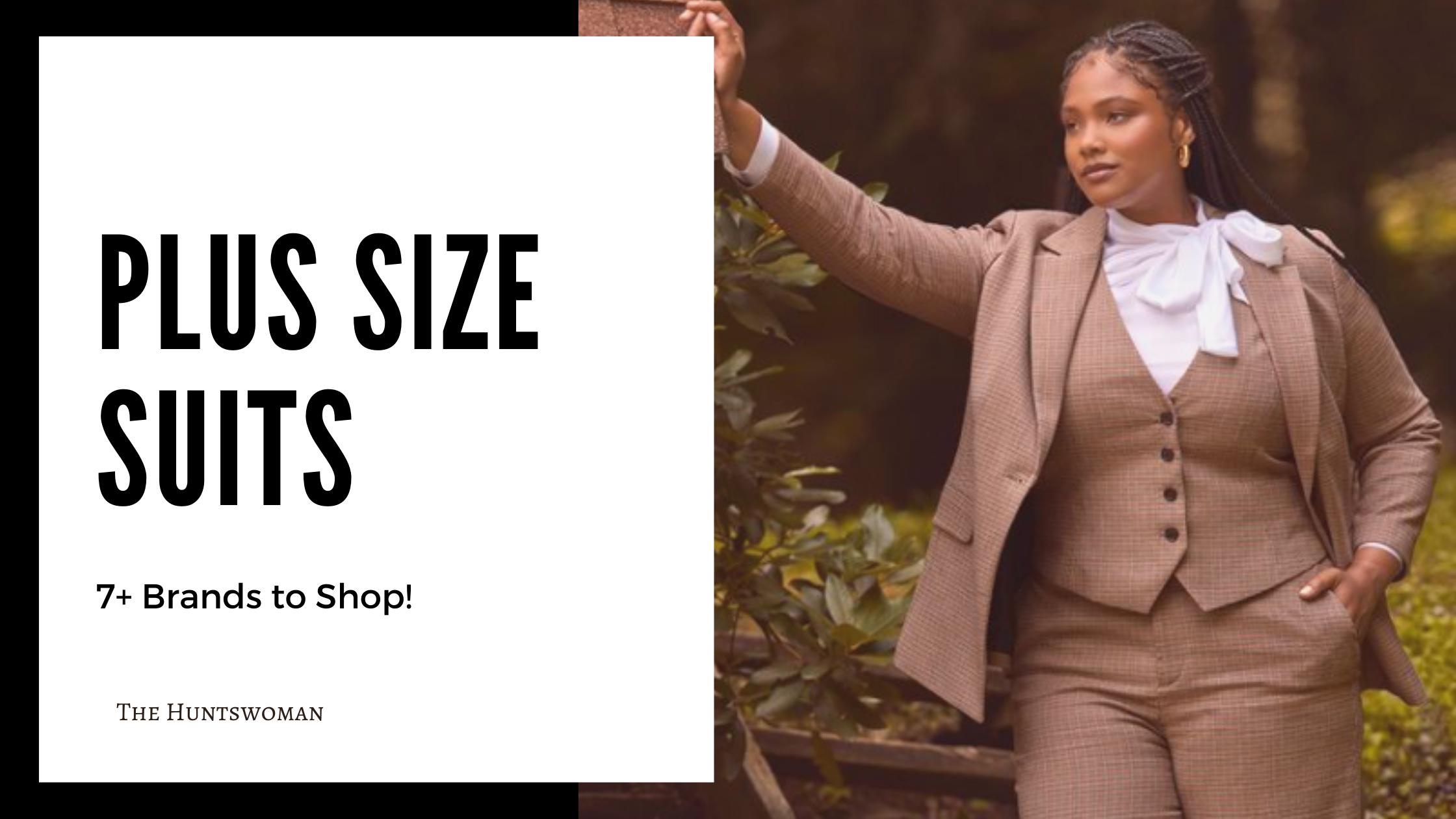 Plus size shop formal suits