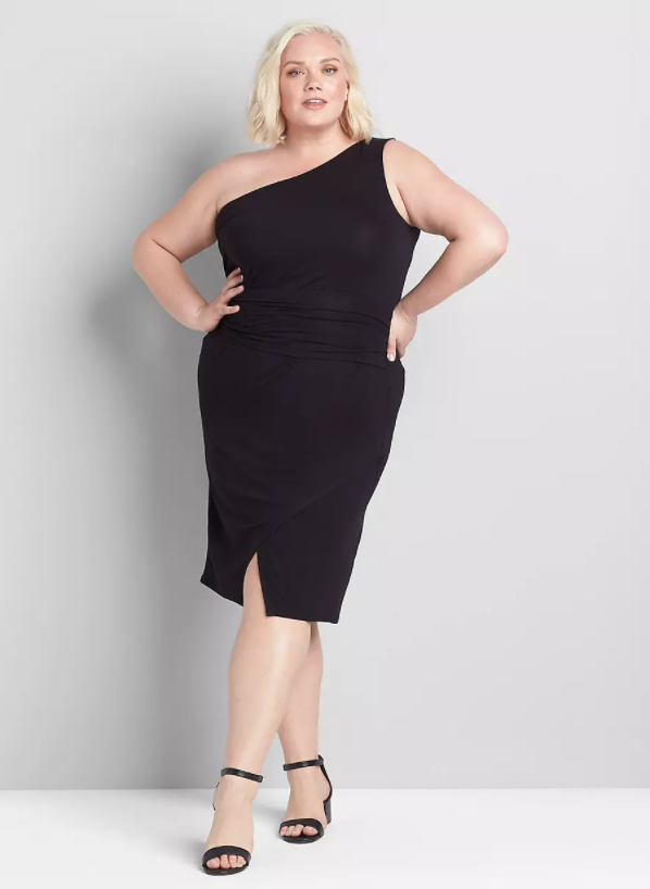 Plus Size Fall Wedding Guest Outfit