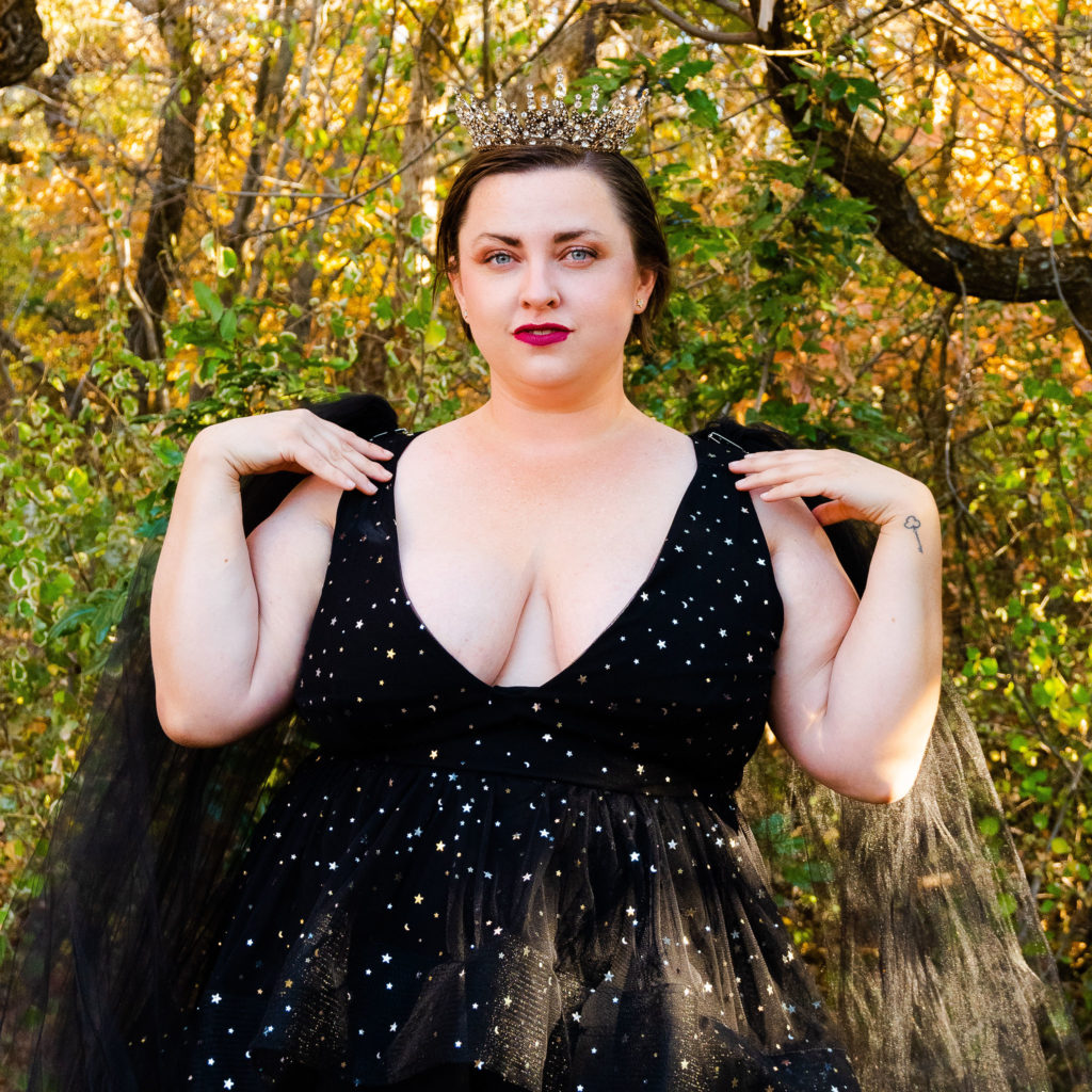 Black Plus Size Wedding Gown 