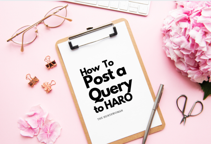 How To Post a Query to HARO