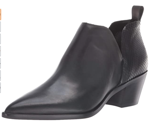 wide width snakeskin booties
