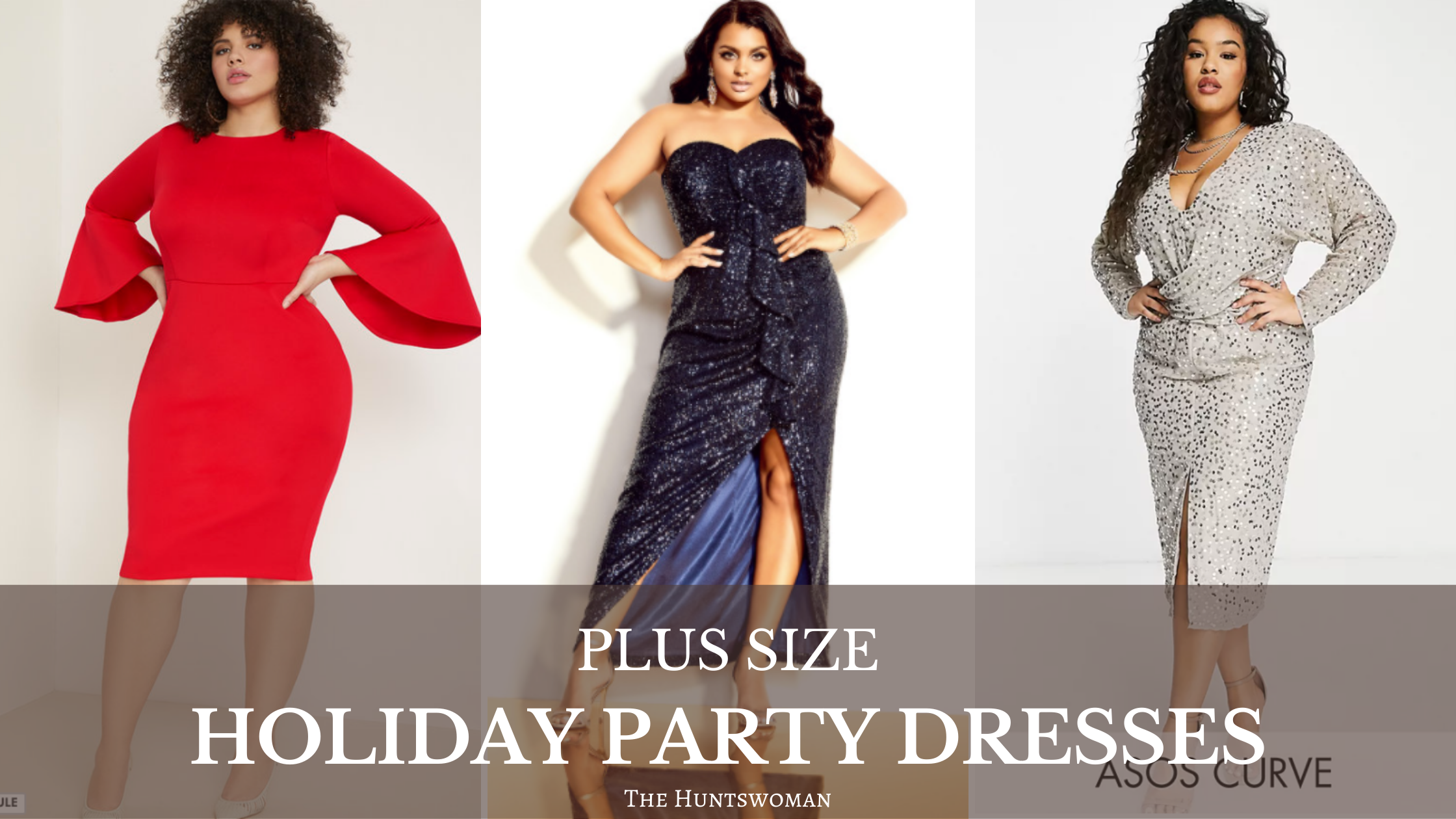 Plus size dresses 2025 for holiday party