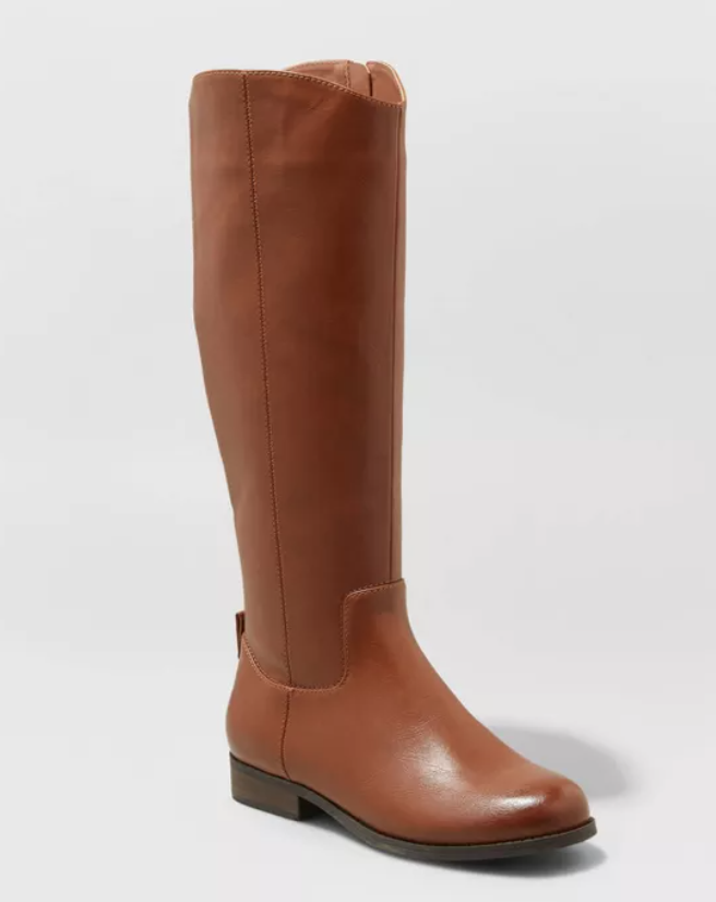plus size riding boots with wide calfs wide width
