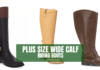 plus size riding boots with wide calfs wide width