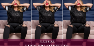 plus size sequin outfits