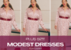 modest plus size dresses 2021