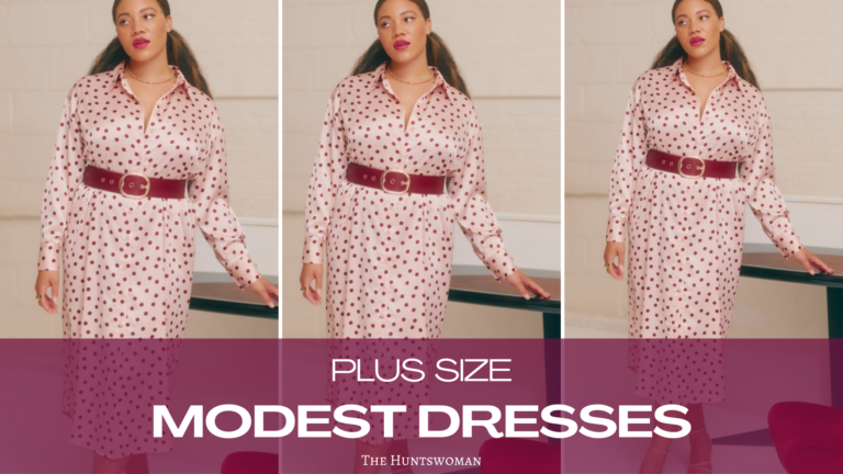 41+ Modest Plus Size Dresses | Fashion Shopping Guide - The Huntswoman