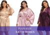plus size satin robe - where to shop