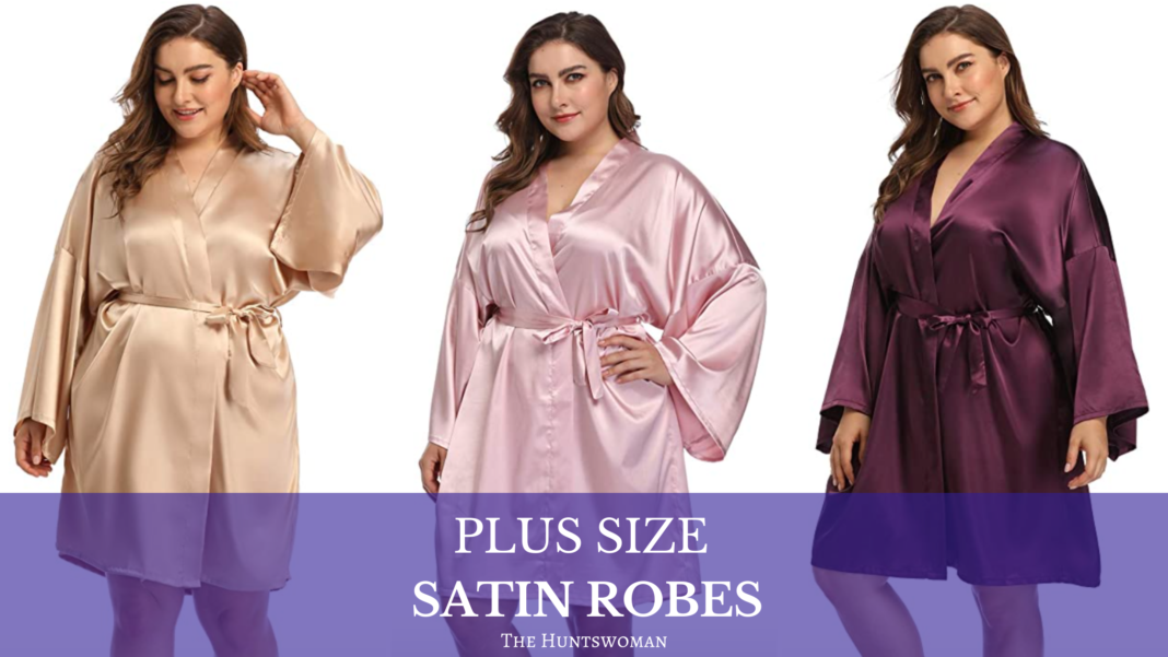 13+ Plus Size Satin Robes Where to shop! The Huntswoman